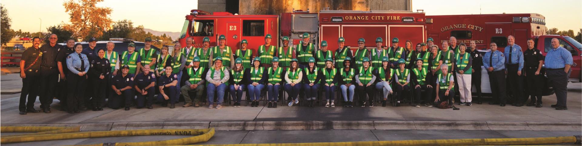 CERT graduation Class 15 photograph