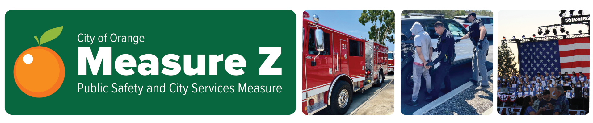 Orange Measure Z banner